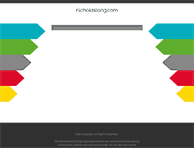 Tablet Screenshot of nicholastong.com
